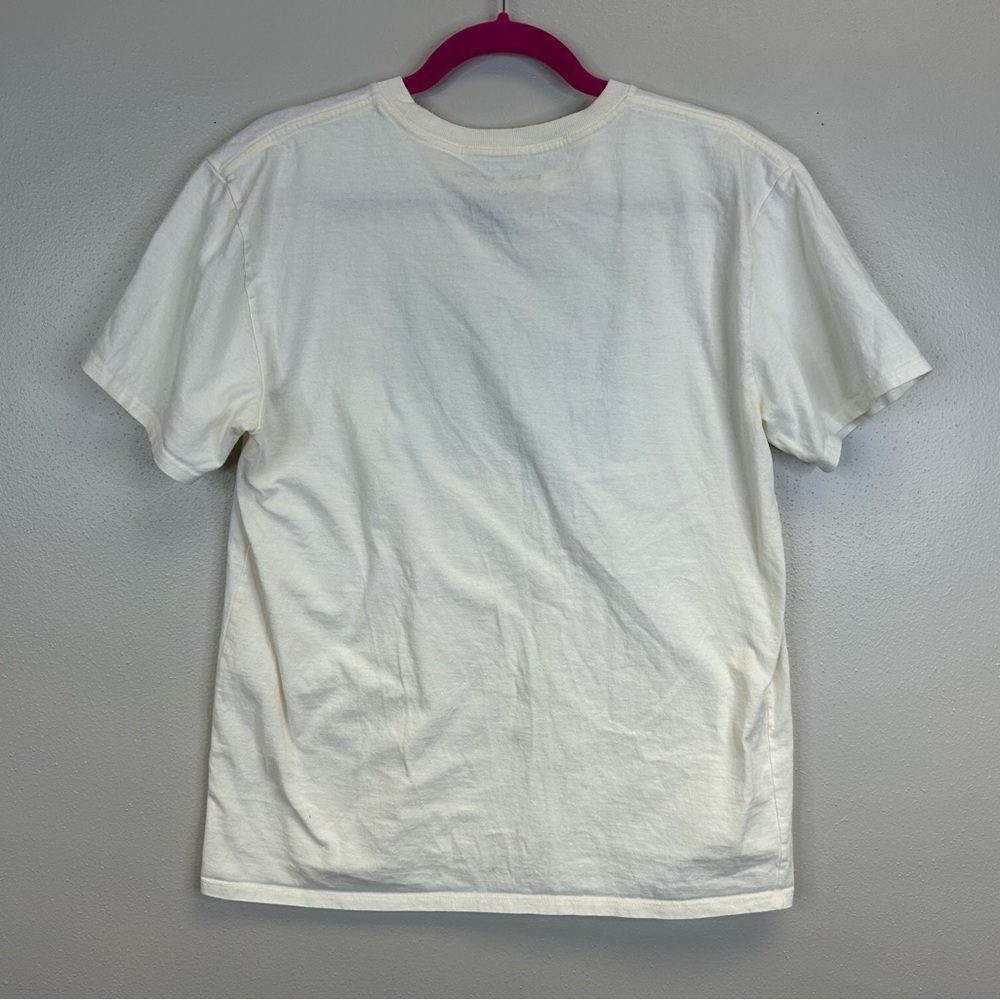 Billie Eilish Blue White Graphic Band Tee Womens L/XL Pop Music Festival Tour - Picture 6 of 8